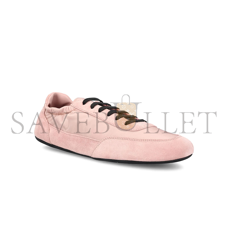 PRADA COLLAPSE RE-NYLON AND SUEDE SNEAKERS 1E959N